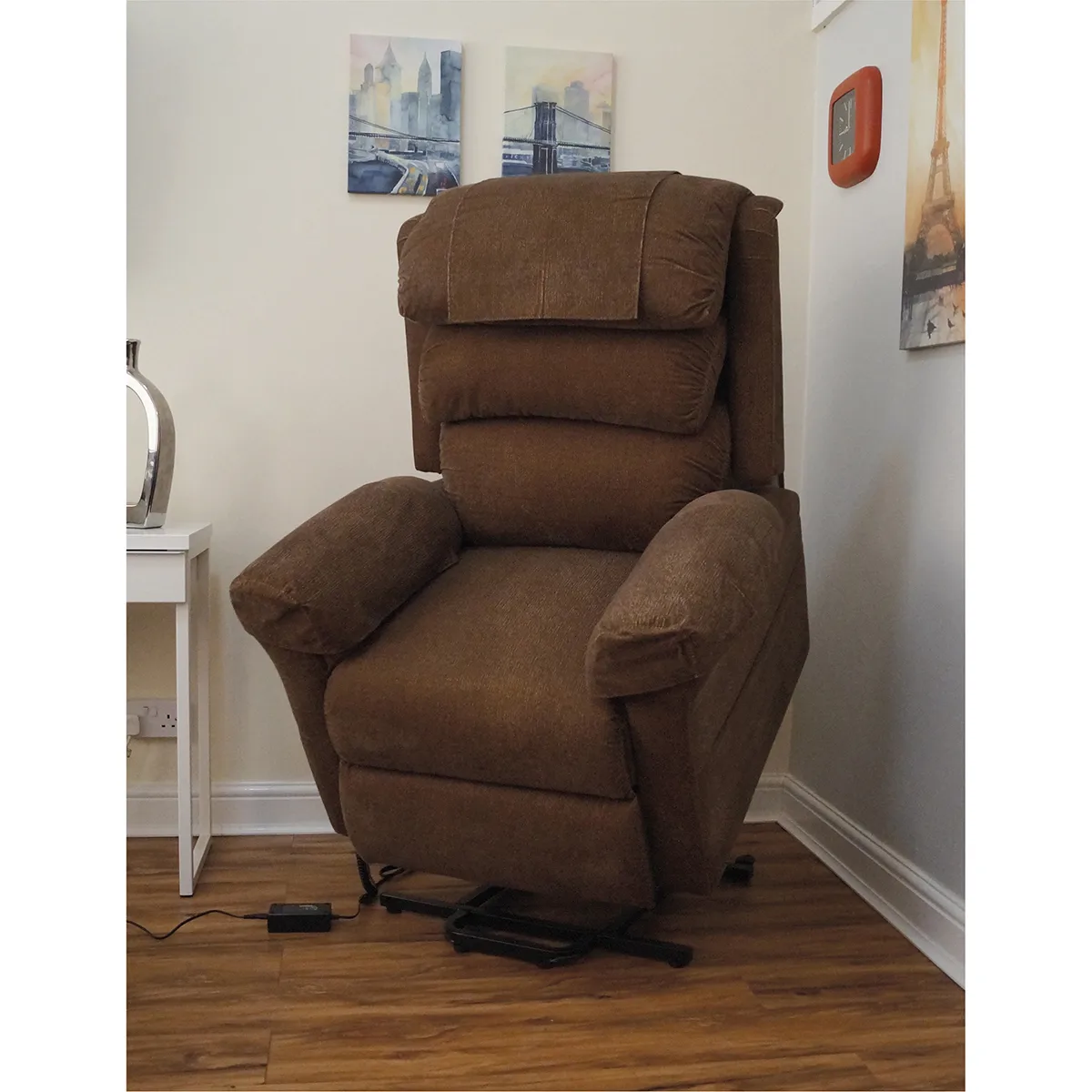 Ecclesfield Rise and Recline chair in Brown.jpg